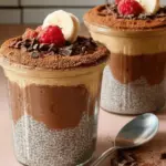 High-Protein Peanut Butter & Chocolate Chia Pudding