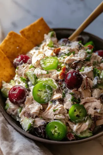 Cherry Jalapeno Chicken Salad