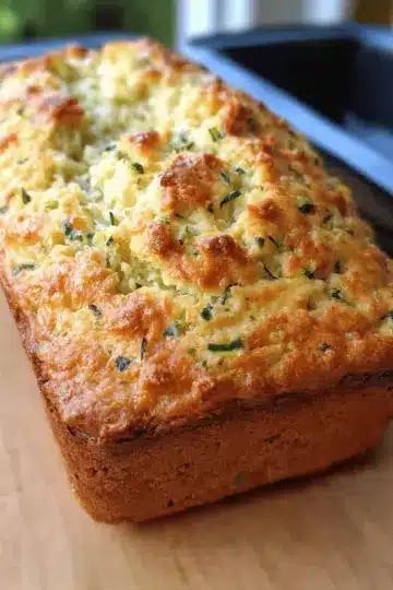 Savory Zucchini Cheddar Quick Bread
