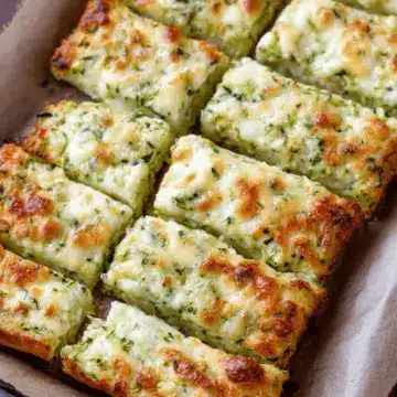 Cheesy Zucchini Breadsticks