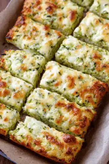 Cheesy Zucchini Breadsticks
