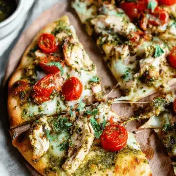 Chicken Pesto Flatbread