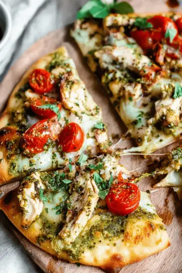Chicken Pesto Flatbread