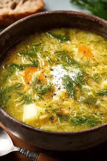 Polish Dill Pickle Soup (Zupa Ogórkowa)