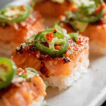 Crispy Rice Spicy Salmon