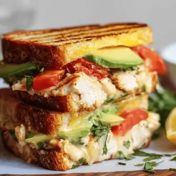 Chipotle Chicken Avocado Melt