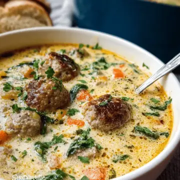 Creamy Italian Meatball Soup