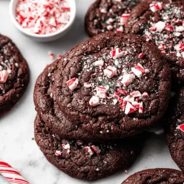 Double Chocolate Peppermint Cookies
