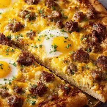 Sausage Breakfast Pizza