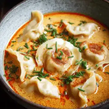 Thai Coconut Curry Dumpling Soup