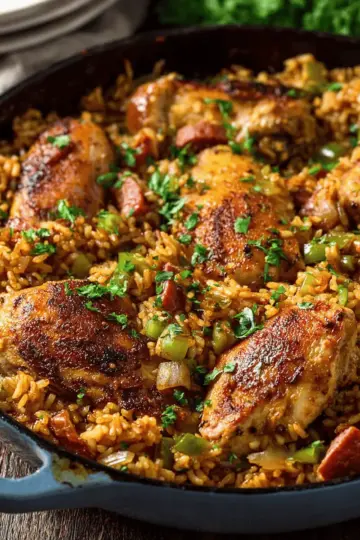 One Pot Chicken and Dirty Rice