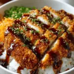 Japanese Katsu Bowls with Tonkatsu Sauce