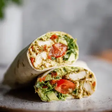 Avocado Chicken Wraps