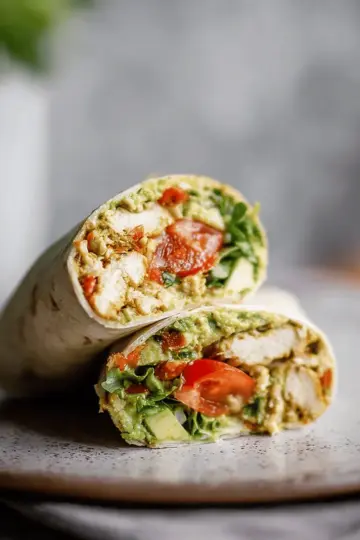 Avocado Chicken Wraps