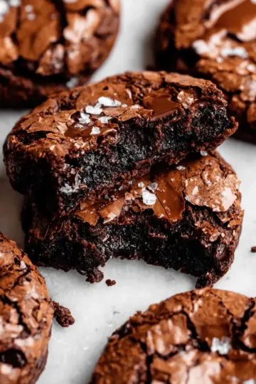 The BEST Fudgy Chewy Brookies