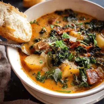 Smoky Potato and Kale Soup.