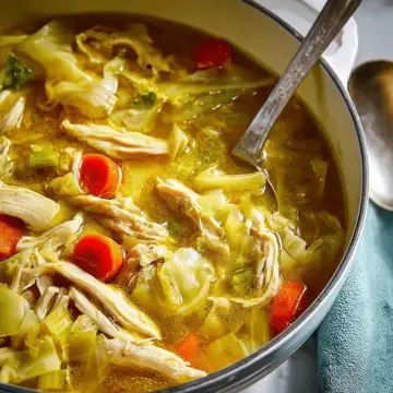 Curried Chicken & Cabbage Soup