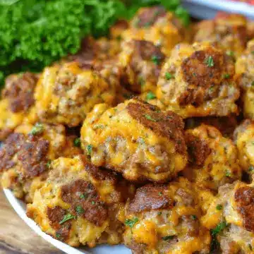 Cheesy Sausage Stuffing Balls