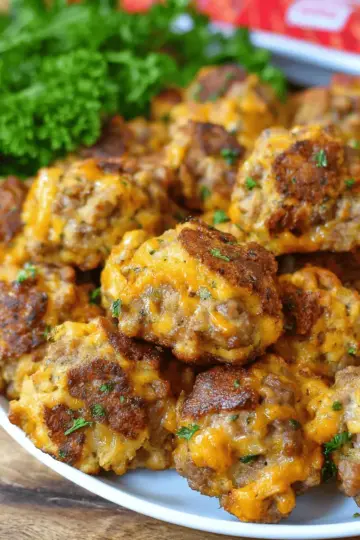 Cheesy Sausage Stuffing Balls