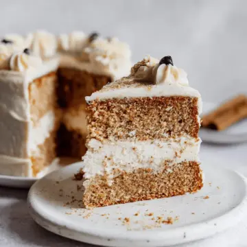 Chai Spice Cake with Cream Cheese Frosting