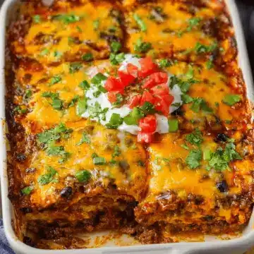 Beef Enchilada Casserole
