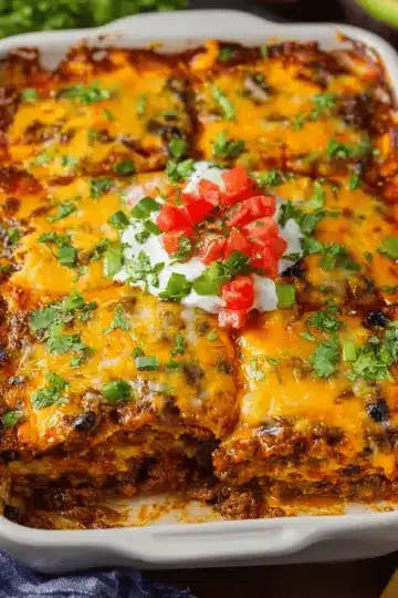 Beef Enchilada Casserole