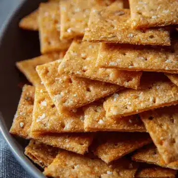 Sourdough Cheese Crackers