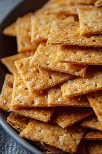 Sourdough Cheese Crackers