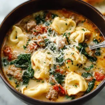 Sausage Tortellini Soup