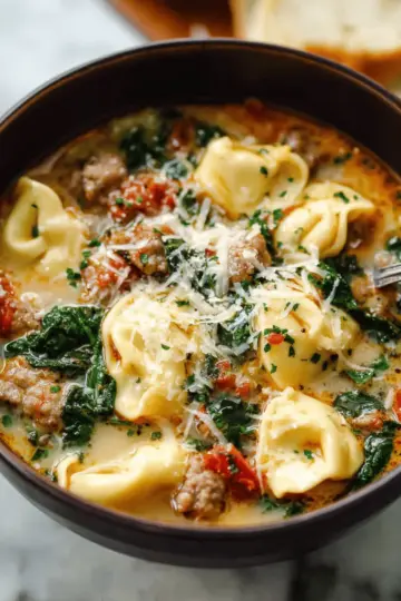 Sausage Tortellini Soup