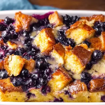 Baked Blueberry French Toast Casserole