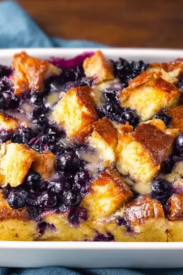 Baked Blueberry French Toast Casserole