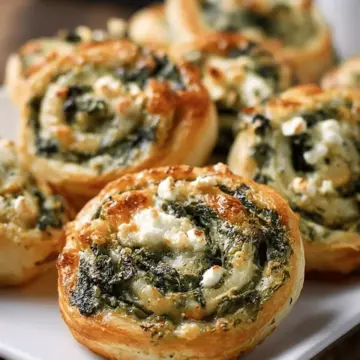 Spinach Feta Pinwheels