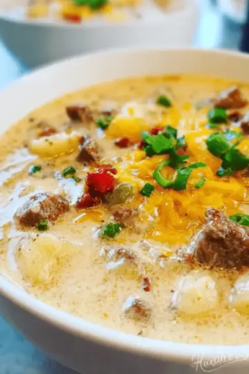 Cheesesteak Potato Soup