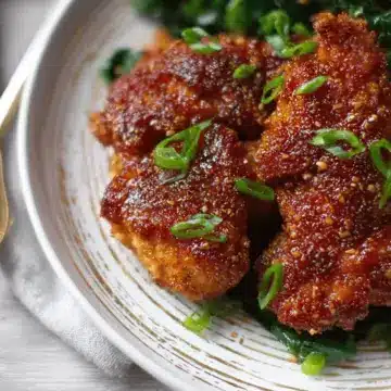 Honey Garlic Double Crunch Chicken