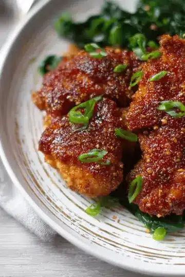 Honey Garlic Double Crunch Chicken