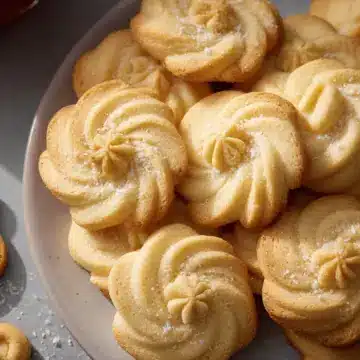 Danish Butter Cookies (Melt in your mouth)