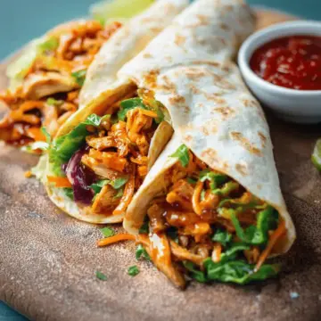 Sweet Chili Chicken Wraps