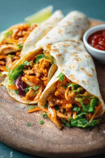 Sweet Chili Chicken Wraps