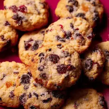 Soft and Chewy Cranberry Orange Cookies
