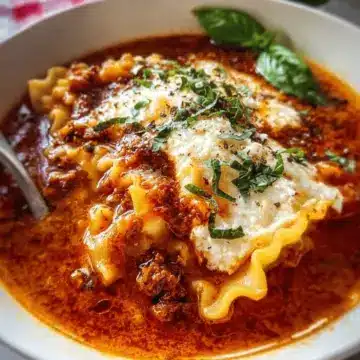 Lasagna Soup