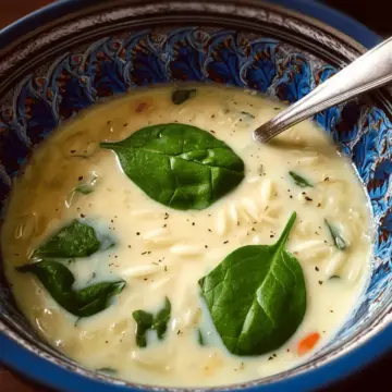 Easy Avgolemono Soup With Orzo