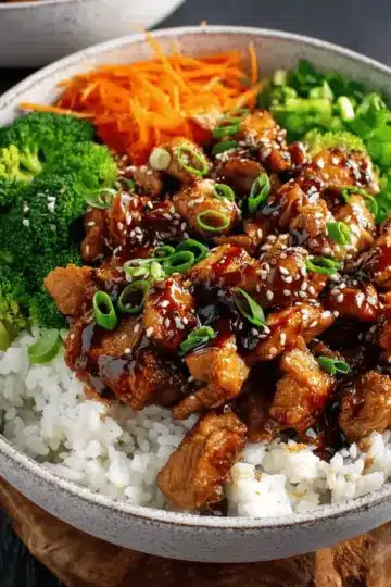 The Best Teriyaki Chicken Rice Bowl