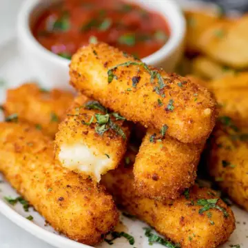 Homemade Mozzarella Sticks