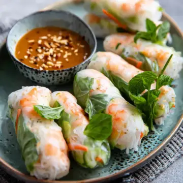 Fresh Vietnamese Spring Rolls (with video)