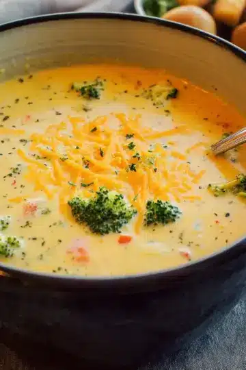 Cheddar Broccoli Potato Soup
