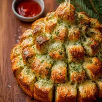 Christmas Tree Pull-Apart Bread