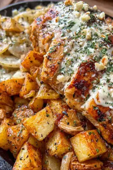 Garlic Parmesan Chicken and Potatoes