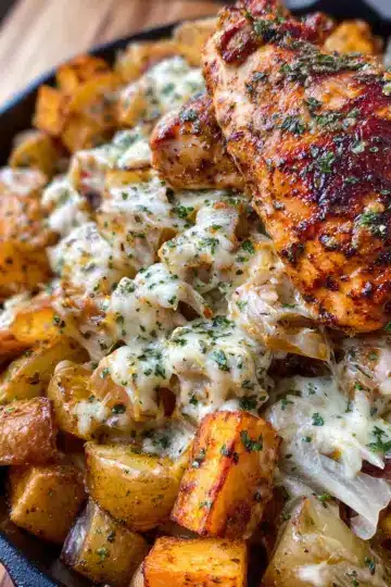 Garlic Parmesan Chicken and Potatoes
