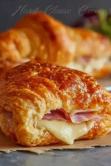 The Best Ham And Cheese Croissants
